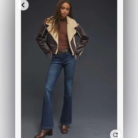 Pilcro Denim - Pilcro Anthropologie Bootcut High Rise Blue Flared Jeans Size 28